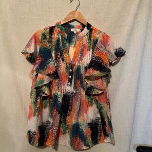 Entro Multicolor Women's Top Size S